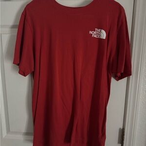 The North Face Red Short Sleeve Tee